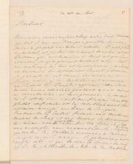 6 vues [Tronchin, Jean-Robert]. Lettre autographe non signée à son père [Jean Tronchin].- 22 [février 1738]