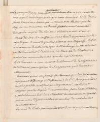 4 vues  - [Tronchin, François]. Mise au net autographe, non signée, d\'une lettre à [Charles Bonnet].- [26 ou 27 avril 1777] (ouvre la visionneuse)