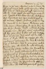 4 vues [Muller, Jean de]. Lettre autographe non signée (incomplète de la fin?), [à Jean-Robert Tronchin-Boissier].- Rougemont, 27 juin 1779