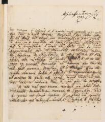 4 vues Muller, J[ean de]. Lettre autographe signée [à Jean-Robert Tronchin-Boissier].- Shaffhouse, 19 septembre 1789
