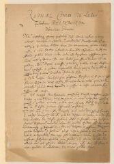 8 vues  - Déclaration de \'Raphael Comes de Lesno palatinus Belsensis\', prescrivant l\'union et l\'organisation des différentes Eglises de Bohème et Moravie.- Lesna [Lisse en Prusse], 5 novembre 1633 (ouvre la visionneuse)