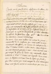 4 vues  - Traduction en français d\'une lettre de Charles [Ier], landgrave de Hesse, aux cantons évangéliques du Corps helvétique et à leurs alliés.- Cassel, 26 août 1719 (ouvre la visionneuse)