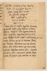 4 vues  - Copie des actes de l\'assemblée de pasteurs tenue à Leutschau [Löcse] en Hongrie du 24 au 26 novembre 1597 (ouvre la visionneuse)