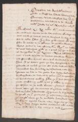 8 vues Copie d'une lettre des ambassadeurs du roi de France Louis XIII aux Pays-Bas, signée 