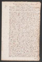 4 vues Copie d'une lettre de Conradus Vorstius à Théodore Tronchin et Jean Diodati.- Gouda, 27 avril 1619