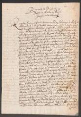 4 vues Copie d'une lettre des pasteurs et professeurs de Genève aux pasteurs et docteurs convoqués au synode de Dordrecht.- [7/17 octobre 1618]