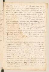 4 vues Brouillon d'un discours ou mémoire, non signé, de la main de Théodore Tronchin.- sans lieu, [1618 ou 1619?]