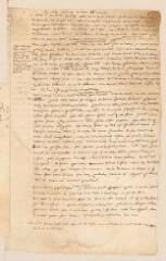 2 vues Note autographe de Théodore Tronchin sur les 2 premières journées du synode [13 et 14 novembre 1618]