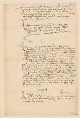 2 vues Henri II, roi de France. Copie d'une lettre aux conseillers de Berne.- Saint-Germain-en Laye, 26 février 1552