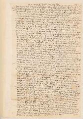 2 vues Auteur non identifié (signature cryptographiée en caractères hébreux, grecs et certaines voyelles de l'alphabet hébreu). Lettre à Liévin Calvart.- 30 novembre 1561