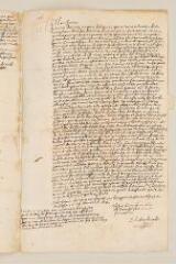 2 vues  - Brederode, Pierre Corneille de. Lettre autographe signée avec cachet à Théodore Tronchin.- Bâle, 28 novembre 1632 (ouvre la visionneuse)