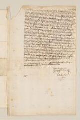 2 vues  - Brederode, Pierre Corneille de. Lettre autographe signée avec cachet à Théodore Tronchin.- Metz, 20/30 novembre 1635 (ouvre la visionneuse)