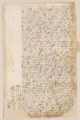 2 vues Brederode, Pierre Corneille de. Lettre autographe signée avec cachet à Théodore Tronchin.- sans lieu, 9 janvier 1623