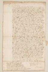 2 vues Brederode, Pierre Corneille de. Lettre autographe signée avec cachet à Théodore Tronchin.- sans lieu, 28 mars 1625