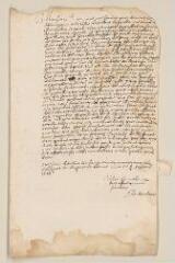 2 vues Brederode, Pierre Corneille de. Lettre autographe signée avec cachet à Théodore Tronchin.- sans lieu, 4/14 septembre 1626