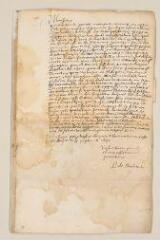 2 vues  - Brederode, Pierre Corneille de. Lettre autographe signée avec cachet à Théodore Tronchin.- Bâle, 5/15 septembre 1630 (ouvre la visionneuse)