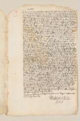 2 vues  - Brederode, Pierre Corneille de. Lettre autographe signée avec cachet à Théodore Tronchin.- sans lieu, 16/26 mai 1632 (ouvre la visionneuse)