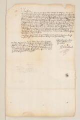 2 vues  - Brederode, Pierre Corneille de. Lettre autographe signée avec cachet à Théodore Tronchin.- Bâle, 4/14 juillet 1632 (ouvre la visionneuse)