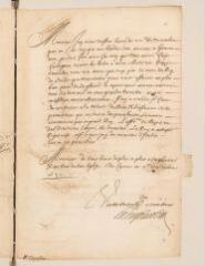2 vues  - Henri II, duc de Rohan. Lettre non autographe, avec cachet, à Théodore Tronchin.- Coire, 7 décembre 1632 (ouvre la visionneuse)