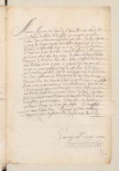 2 vues  - Henri II, duc de Rohan. Lettre signée, non autographe, à Théodore Tronchin.- Zurich, 11 avril 1633 (ouvre la visionneuse)
