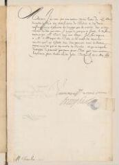 2 vues  - Henri II, duc de Rohan. Lettre signée, non autographe, à Théodore Tronchin.- Zurich, 5 mai 1633 (ouvre la visionneuse)