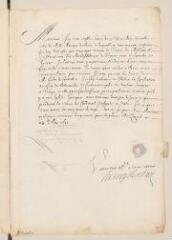 2 vues  - Henri II, duc de Rohan. Lettre signée, non autographe, à Théodore Tronchin.- Zurich, 23 mai 1633 (ouvre la visionneuse)