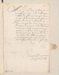 2 vues  - Henri II, duc de Rohan. Lettre signée, non autographe, à Théodore Tronchin.- Zurich, 14 juillet 1633 (ouvre la visionneuse)