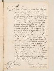 2 vues  - Henri II, duc de Rohan. Lettre signée, non autographe, à Théodore Tronchin.- Coire, 6 décembre 1633 (ouvre la visionneuse)