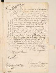 2 vues  - Henri II, duc de Rohan. Lettre non autographe, avec cachet, à Théodore Tronchin.- Zurich, 7 octobre 1632 (ouvre la visionneuse)