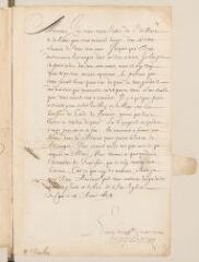 2 vues  - Henri II, duc de Rohan. Lettre signée, non autographe, à Théodore Tronchin.- Coire, 4 avril 1634 (ouvre la visionneuse)