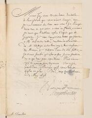 2 vues  - Henri II, duc de Rohan. Lettre signée, non autographe, à Théodore Tronchin.- camp de Trahonne, 3 mai 1636 (ouvre la visionneuse)
