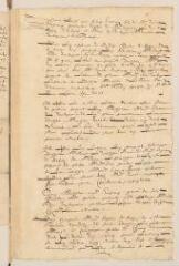 2 vues  - \'Mémoire laissé par Henry Emproux filz de Mr Daniel Emproux, procureur d\'office de Monseigneur le duc de Rohan, de la ville de Blain en Bretagne, à Monsieur Daubigné à Genesve\'.- sans lieu, [entre 1617 et 1630] (ouvre la visionneuse)