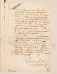 2 vues  - Henri II, duc de Rohan. Lettre non autographe, avec cachet, à Théodore Tronchin.- Coire, 25 novembre 1632 (ouvre la visionneuse)