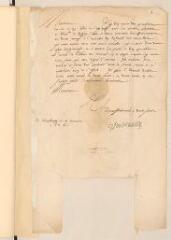 164 vues  - Lettres du margrave George Frédéric de Baden-Durlach à Théodore Tronchin.- 1636-1638 (ouvre la visionneuse)