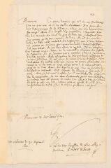 6 vues  - Rivet, André. 3 lettres autographes signées à Théodore Tronchin.- Thouars, 1618-1619 (ouvre la visionneuse)