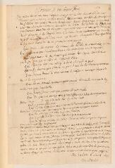 2 vues  - Dumoulin, [Pierre]. Lettre autographe signée, sans adresse.- Sedan, 6 avril 1649 (ouvre la visionneuse)