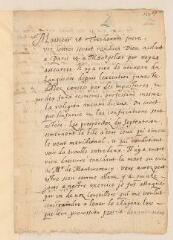 4 vues  - Baille, [Esaïe?]. Lettre autographe signée avec cachet à Théodore Tronchin.- Lyon, 6 novembre 1632 (ouvre la visionneuse)