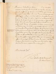 86 vues Le Faucheur, [Michel]. 38 lettres autographes signées, la plupart avec cachet, à Théodore Tronchin.- Montpellier et Paris, 1617-1648