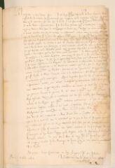 2 vues  - Durant, [Daniel, sieur de Hautefontaine, gouverneur d\'Henri II de Rohan]. Lettre signée avec cachet à Théodore Tronchin.- Paris, 8 février 1620 (ouvre la visionneuse)