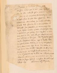 4 vues  - Polyander de Kerckhoven, Jean. 2 lettres autographes signées à Théodore Tronchin.- 16 août 1634 et 6 octobre 1642 (ouvre la visionneuse)