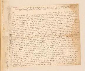 2 vues  - Lettre signée \'P.-L.V.\' à Théodore Tronchin.- La Rochelle, 16/6 mars 1620 (ouvre la visionneuse)