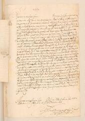 6 vues  - Vignier, [Nicolas]. 2 lettres autographes signées à Théodore Tronchin.- Blois, 6/16 novembre 1619 et 28 mai 1621 (ouvre la visionneuse)