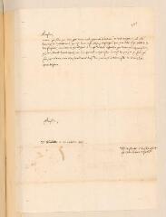 2 vues Petit, Samuel. Lettre autographe signée avec cachet à Théodore Tronchin.- Genouillac, 30 octobre 1616