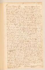 2 vues  - [Le] Coullon, [Théophile]. Lettre autographe signée à Théodore Tronchin.- Metz, 10/20 novembre 1619 (ouvre la visionneuse)