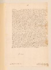 2 vues  - Leblo[y?], Estienne. Lettre autographe signée à Théodore Tronchin.- La Rochelle, 16 mars 1620 (ouvre la visionneuse)