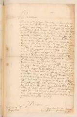 2 vues  - Gig[...]. Lettre signée à Théodore Tronchin.- Lyon, 16 août 1625 (ouvre la visionneuse)