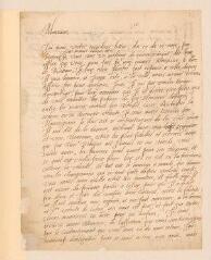 4 vues  - Burlamachi, Renée, veuve de Théodore Agrippa d\'Aubigné. Lettre autographe signée avec cachet à Théodore Tronchin.- du Cret, 29 juillet 1632 (ouvre la visionneuse)