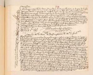 2 vues  - Celerier. Lettre signée à Théodore Tronchin.- Paris, 8 septembre 1636 (ouvre la visionneuse)