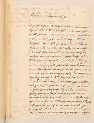 4 vues  - Croy, [Jean] de. Lettre autographe signée avec cachet à Théodore Tronchin.- Uzès, 23 août 1647 (ouvre la visionneuse)