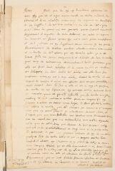 2 vues  - Croll, Jean Théodore de . Lettre autographe signée \'Jeann Thirry Crol\', [baron de Prangins], à Théodore Tronchin.- sans lieu, 3 juin 1629 (ouvre la visionneuse)